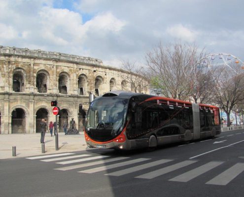 Prestations pour le tram'bus à Nîmes